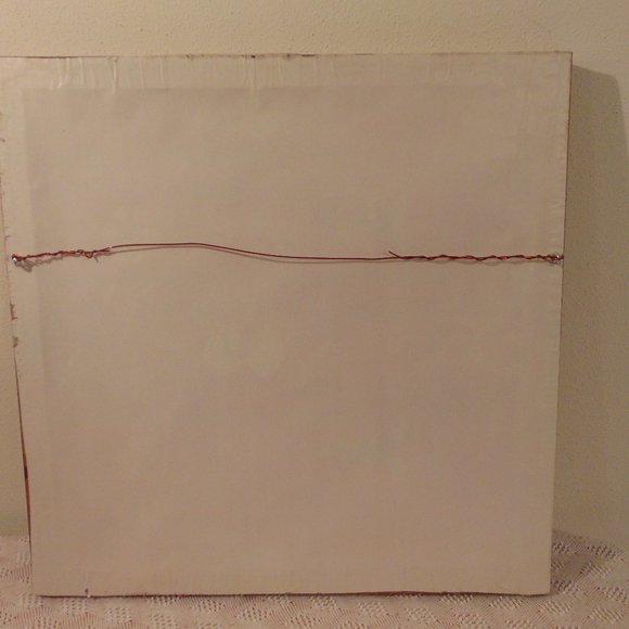 Nature Scene, Original Acrylic Painting, Wood Frame, 13 x 13 - Picture 6 of 6